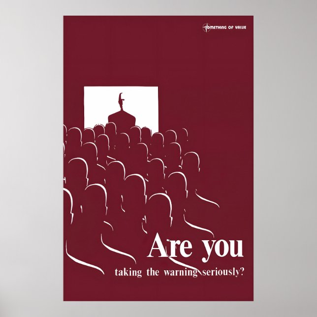 Poster NATO Nehmen Sie die Warnung ernst (Vorne)