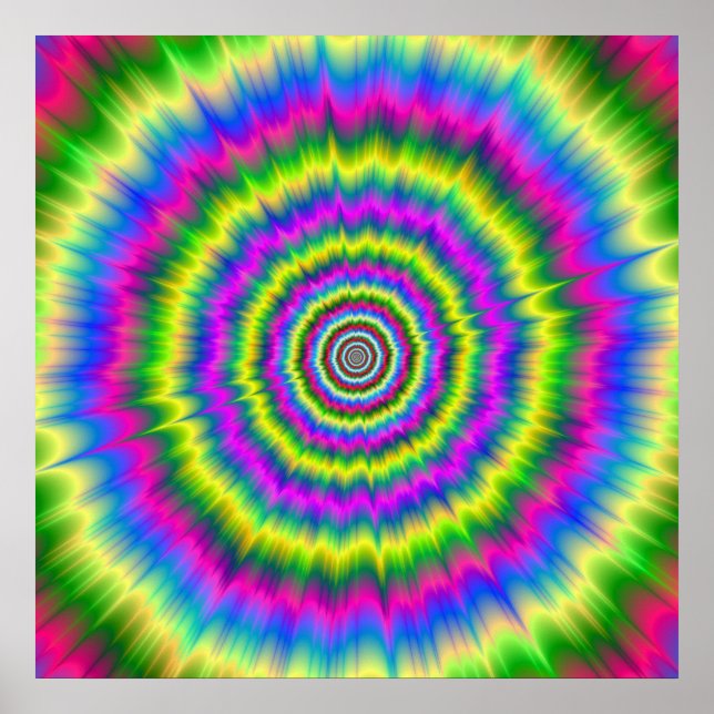 Poster Neon Explosion (Vorne)