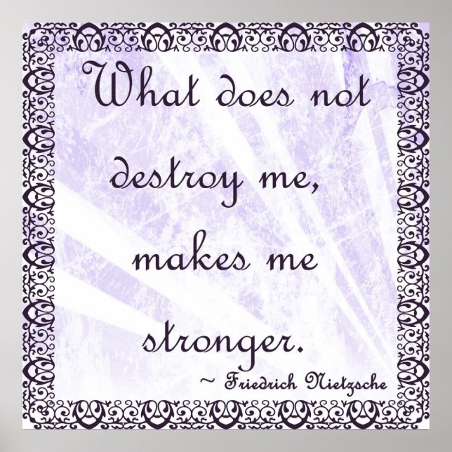 Poster - Nietzsche (Vorne)