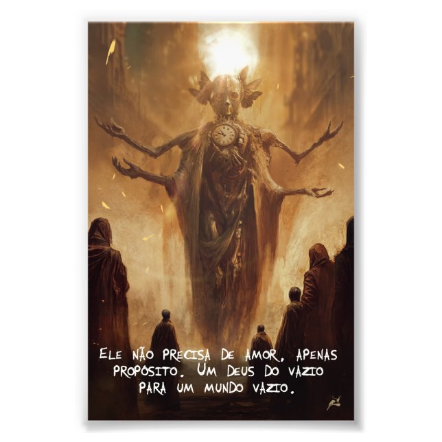 Poster Novo Mundo (frase III) (Vorne)