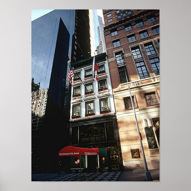 POSTER NYC~ Russian Teesaal Carnegie Metropolitan (Vorne)