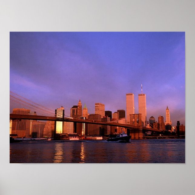 POSTER NYC~ World Trade Center ~ Twin Towers (Vorne)