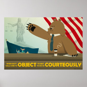 Poster "Object Courteful"
