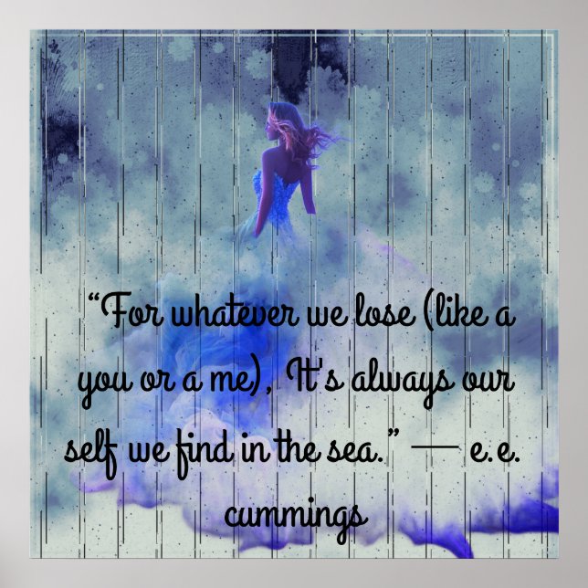 Poster of a Women and the Sea (Vorne)