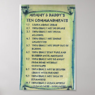 Poster of Mommy & Daddys 10 Gebote