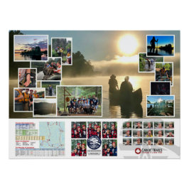 Poster of the Canoe Trails 2018 Kanadische Reise