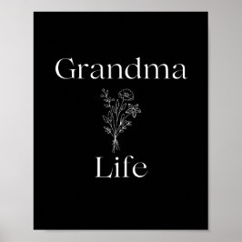 Poster - Oma Life Wildblumen