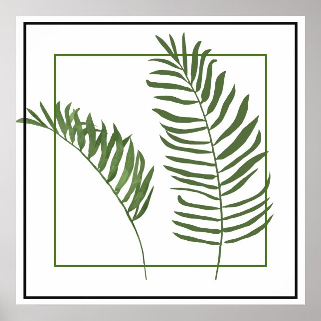 Poster-Palm 24" x 24" Poster (Vorne)