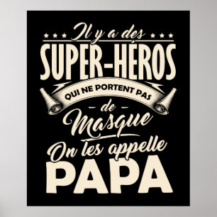Poster Papa Super-Hero