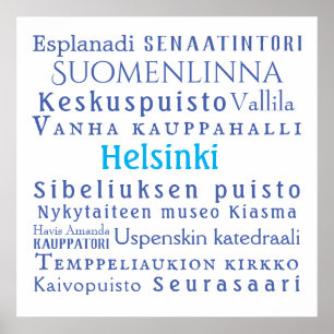 Poster Paper (Matte) von Helsinki Sehenswürdigkeit