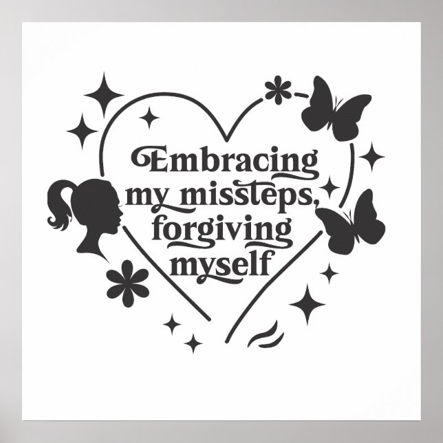 Poster Papier Halbmatt Kunstwerk Positive Einstell (Vorne)