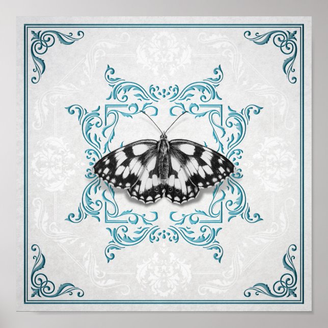 Poster Papillon Entimologe (Vorne)