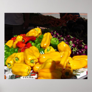Poster - Paprikaschoten für den Verkauf