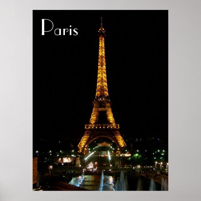Poster Paris Eiffel Tower AB 8.99 (Vorne)