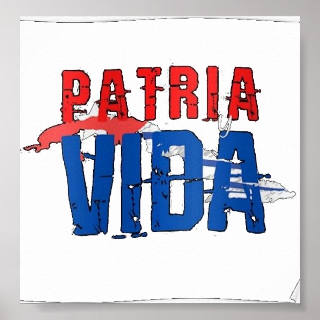 Poster Patria y vida (Vorne)