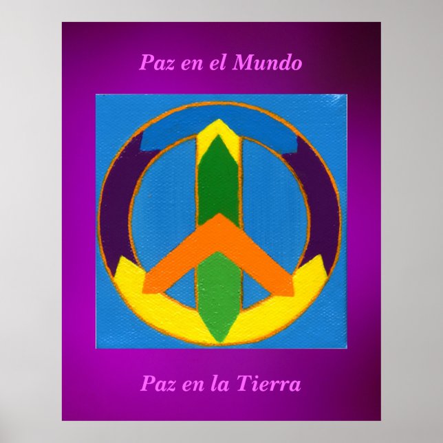 Póster - Paz en el Mundo Poster (Vorne)