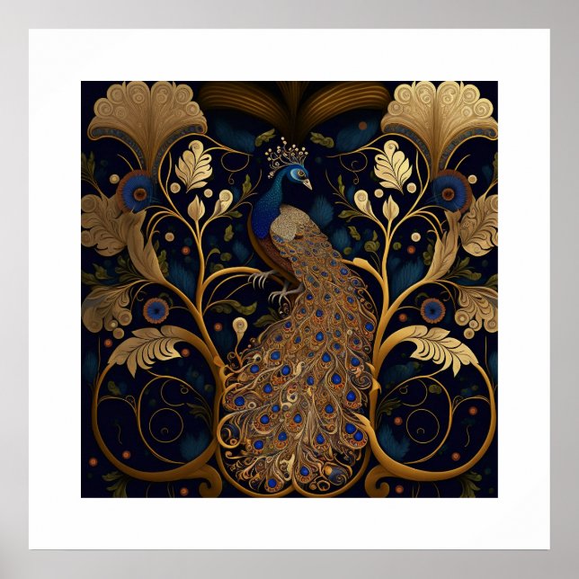 Poster Peacock (Vorne)