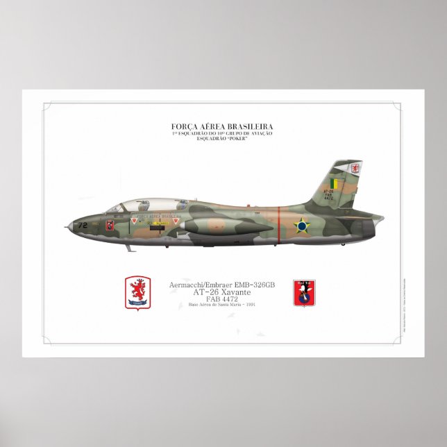 Pôster perfil AT-26 Xavante - FAB Poster (Vorne)
