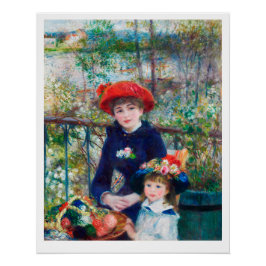 POSTER: PIERRE AUGUSTE RENOIR: ZWEI SISTER, 1881 POSTER