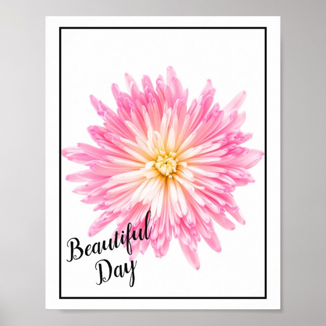 Poster-Pink Dahlia Poster (Vorne)