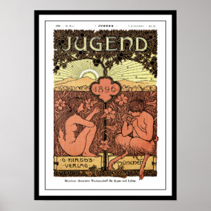 Poster: Pipes of Pan - Jugend Magazine May 1896 Poster