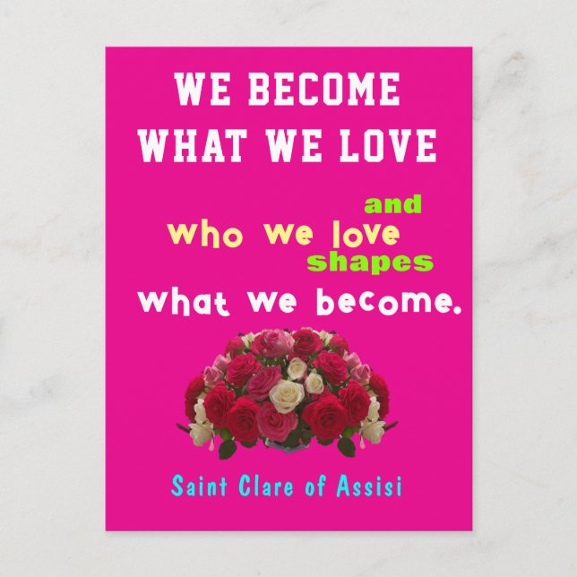 Poster Postkarte (Vorderseite)