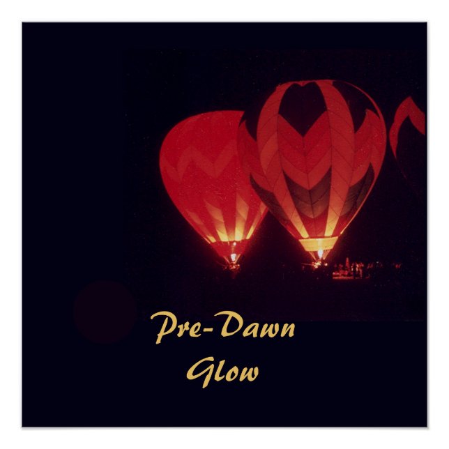 Poster - Pre Dawn Glow (Vorderseite)