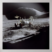 Poster/Print: Astronaut Irwin on Moon