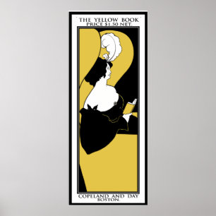 Poster Print: Aubrey Beardsley "The Yellow Book"