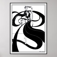 Poster/Print: Beardsley Illustration