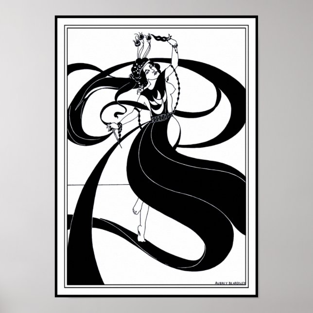 Poster/Print: Beardsley Illustration Poster (Vorne)
