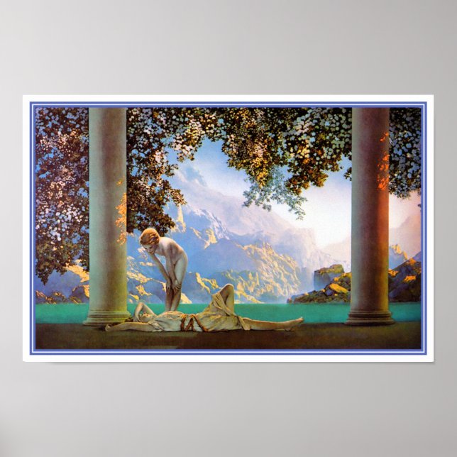 Poster/Print: Daybreak - Maxfield Parrish Poster (Vorne)