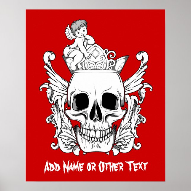 Poster/Print: Der Schädel Poster (Vorne)