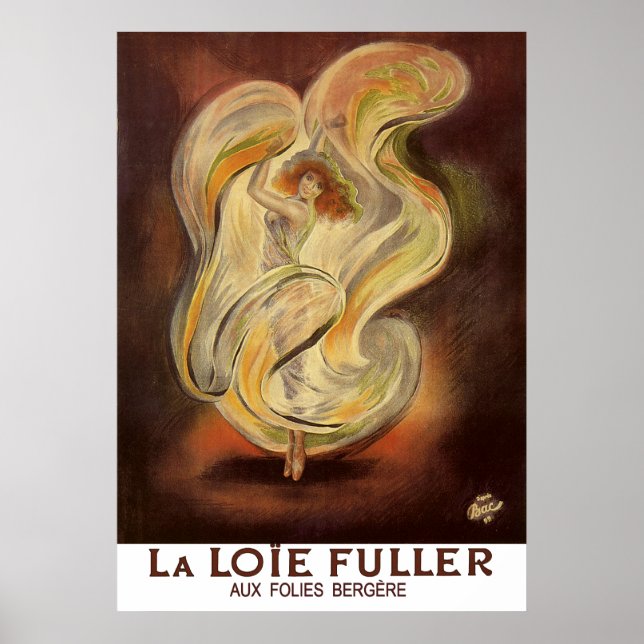 Poster Print: Folies Bergere La Loie Fuller (Vorne)