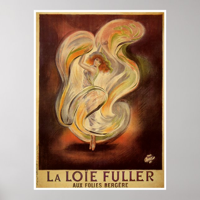 Poster Print: Folies Bergere La Loie Fuller (Vorne)