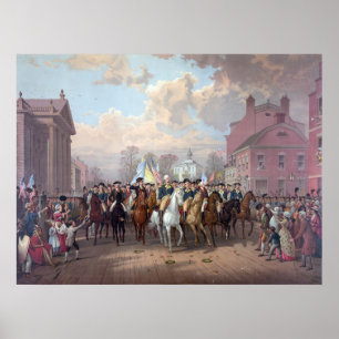 Poster/Print "George Washington in New York" Poster