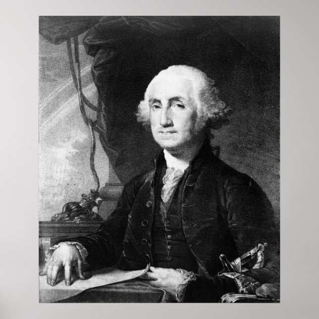 Poster/Print "George Washington Portrait" Poster (Vorne)