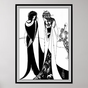 Poster Print: Illustration von Aubrey Beardsley