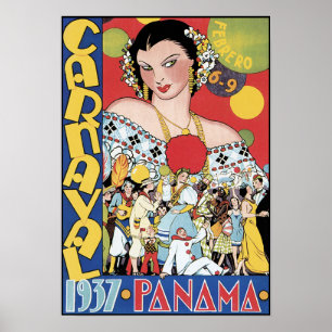 Poster/Print: Karneval 1937 Panama Poster