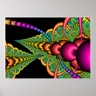 Poster/Print: Kosmisches Spiel: Glasperlenspiel Poster