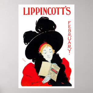 Poster Print: Lippincott's Februar