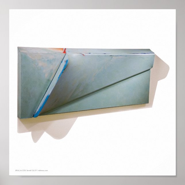 Poster/Print: "Monolith 1-Aqua" Poster (Vorne)