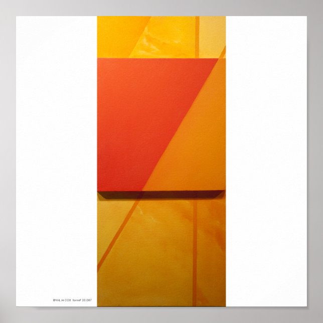 Poster/Print: "Overlay I-Orange" Poster (Vorne)