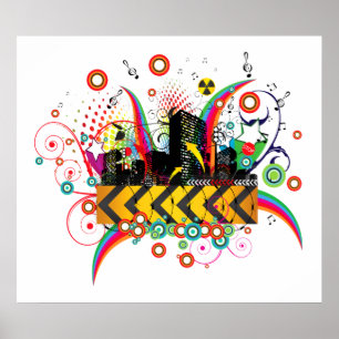 Poster/Print: Party Town USA Poster