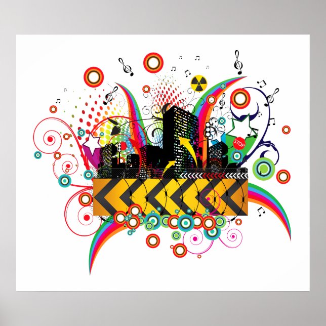 Poster/Print: Party Town USA Poster (Vorne)