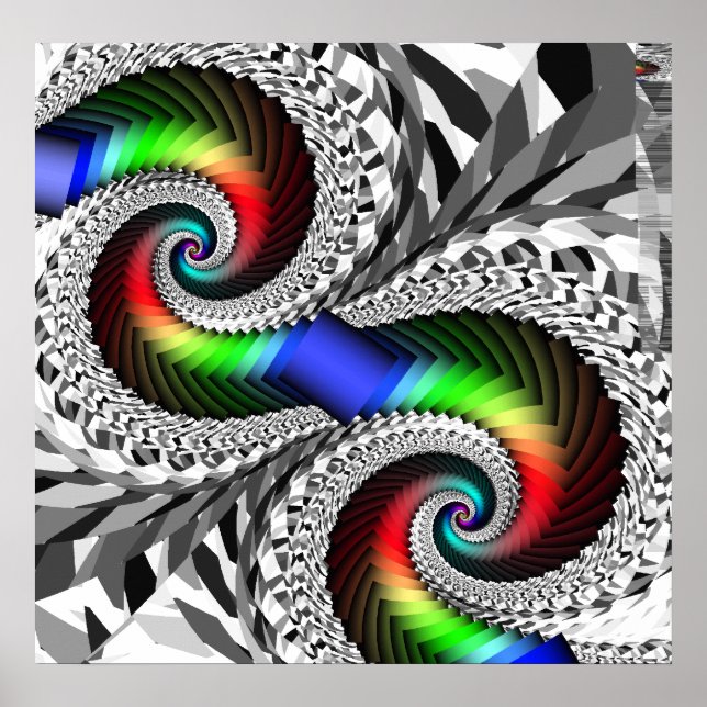 Poster/Print: Spectrum Spiral Poster (Vorne)