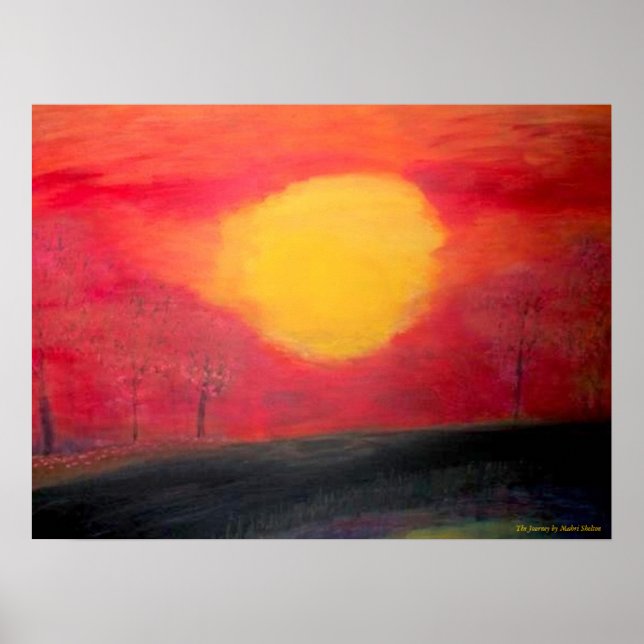 Poster Print "The Journey" von Mahri Shelton (Vorne)