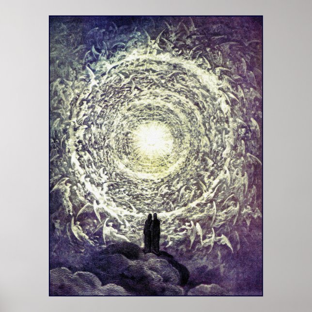 Poster/Print: White Rose von Gustave Dore Poster (Vorne)