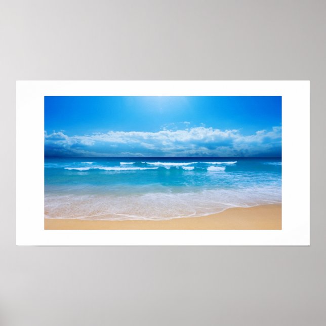 Poster-Print zum tropischen Meer Poster (Vorne)
