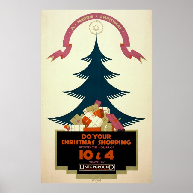 Poster Promoting Travel by London Untergrund (Vorne)